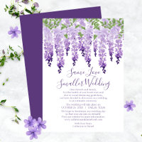 Watercolor Wisteria Same Liebe Kleine Hochzeit