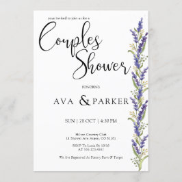 Watercolor Wisteria tree Couples Dusche Einladung