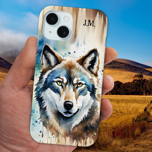 Watercolor Wolf Animal Lover Case-Mate iPhone Hülle