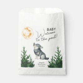 Watercolor Wolf Baby Shower  Geschenktütchen
