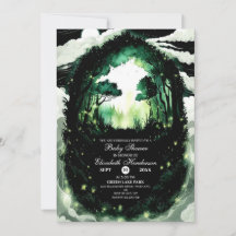 Watercolor Woodland Babydusche