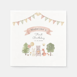 Watercolor Woodland | Waldfreunde Serviette