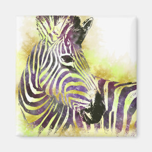 Watercolor Zeba Magnet