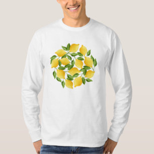 Watercolor-Zitronenkranz T-Shirt
