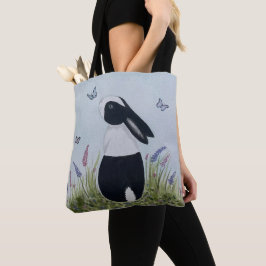 Watercolour Dutch Bunny Rabbit Tasche