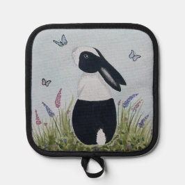 Watercolour Dutch Bunny Rabbit Topflappen