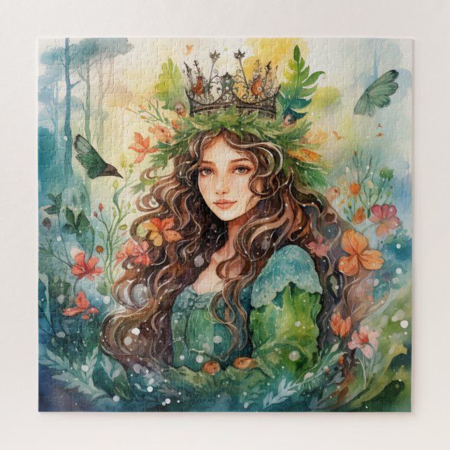 Watercolour Forest Princess (Vertikal)