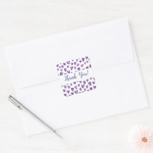 Watercolour Herz Danke Sticker