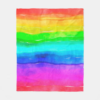 Watercolour watercolor paint wash fleecedecke