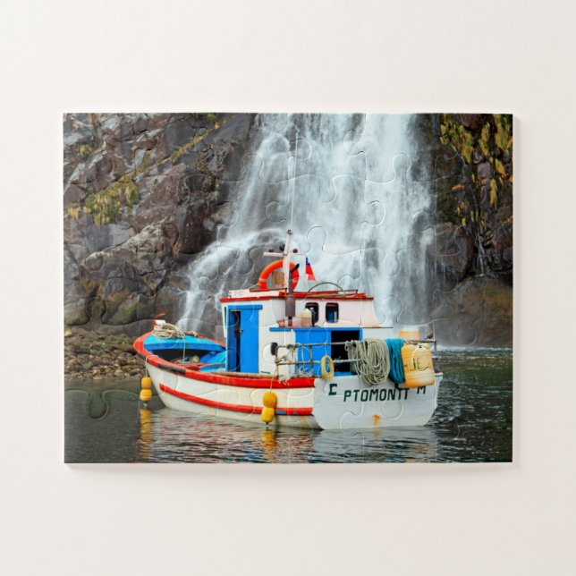 Waterfall & boat 30-pc (Horizontal)