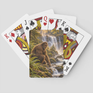 Waterfall Guardian Bigfoot Spielkarten