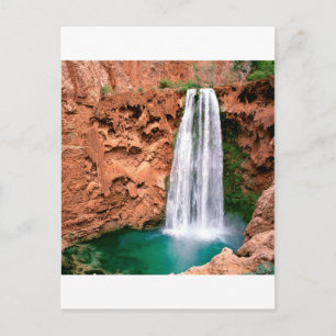 Waterfall Havasupai Postkarte