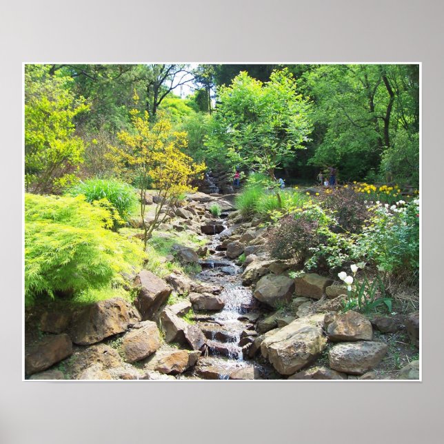 Waterfall in Oklahoma Poster (Vorne)