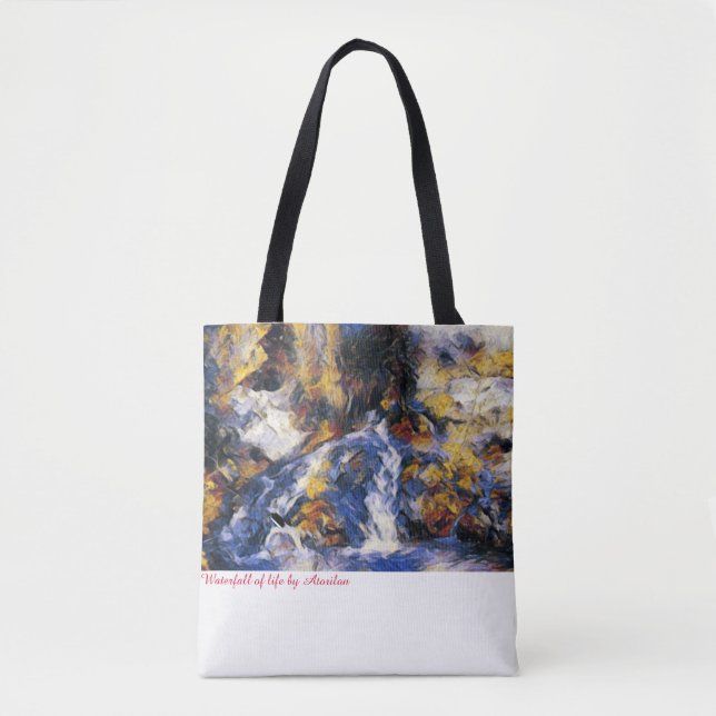 Waterfall of life - Artist - Atorilon Tote Bag Tasche (Vorderseite)
