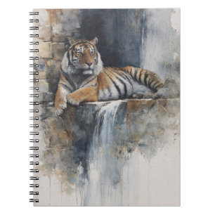 Waterfall Tiger Notebook Notizblock