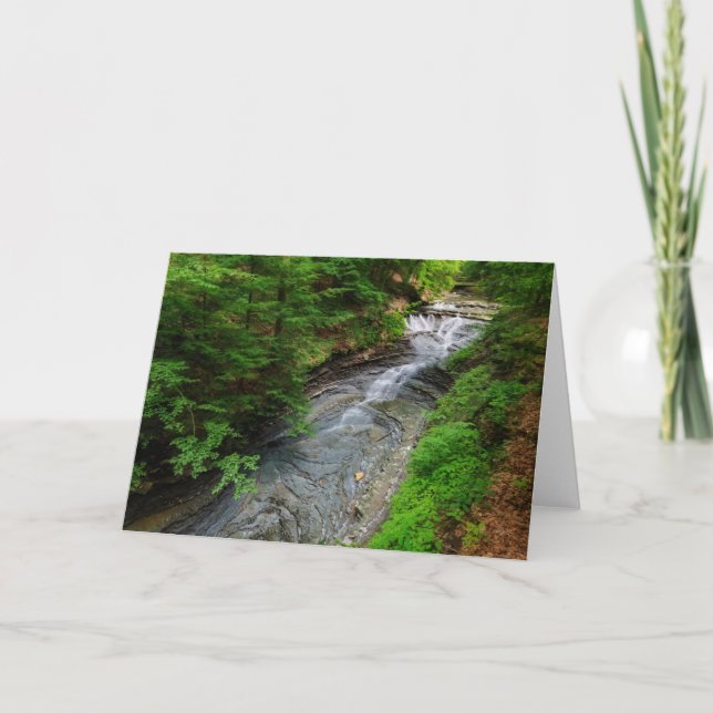 Waterfalls | Cuyahoga Valley Ohio Karte (Vorderseite)