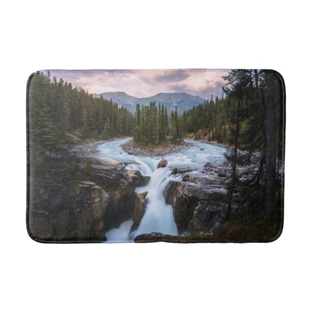 Waterfalls | Jasper National Park, Canada Badematte (Vorderseite)