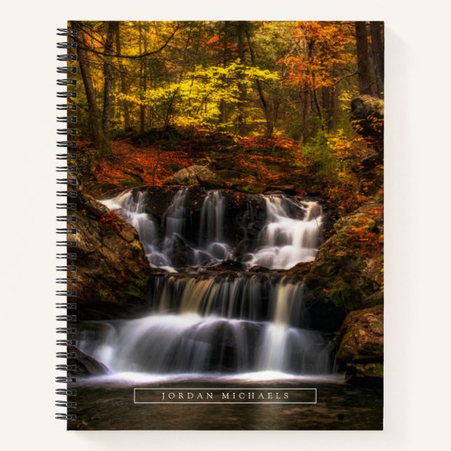 Waterfalls | New England Connecticut Notizbuch (Vorderseite)
