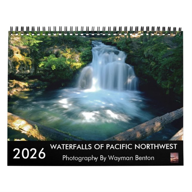 WATERFALLS OF PACIFIC NORTHWEST KALENDER (Titelbild)