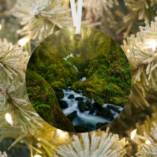 Waterfalls Olympic National Park, Washington Ornament Aus Metall