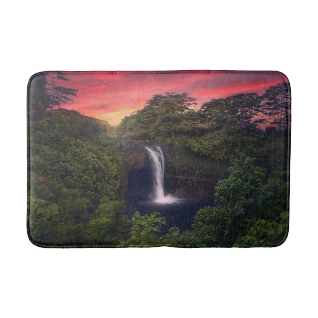 Waterfalls | Rainbow Falls, Hilo, Hawaii Badematte (Vorderseite)
