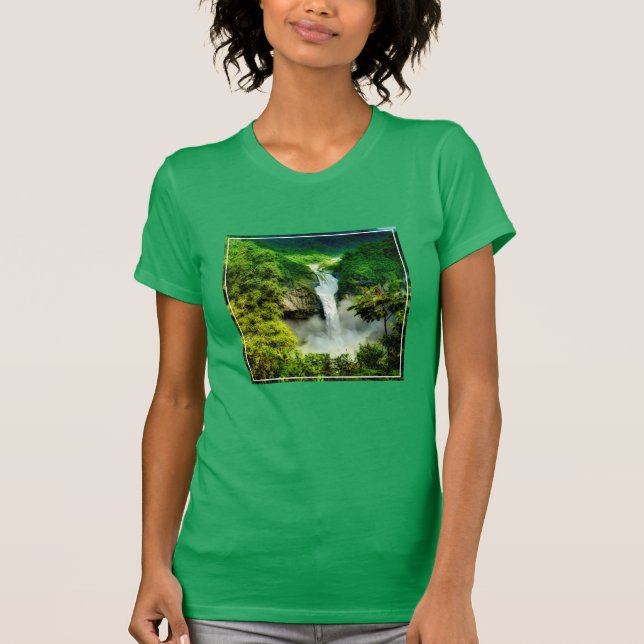 Waterfalls | San Rafael Falls, Ecuador T-Shirt (Vorderseite)