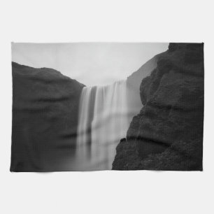 Waterfalls   Skogafoss Waterfall, Iceland Geschirrtuch