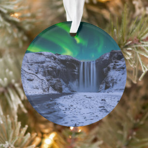 Waterfalls   Skógafoss Waterfall Ornament