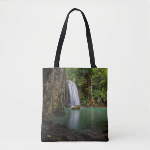 Waterfalls   Spring Rainforest Waterfall Thailand Tasche