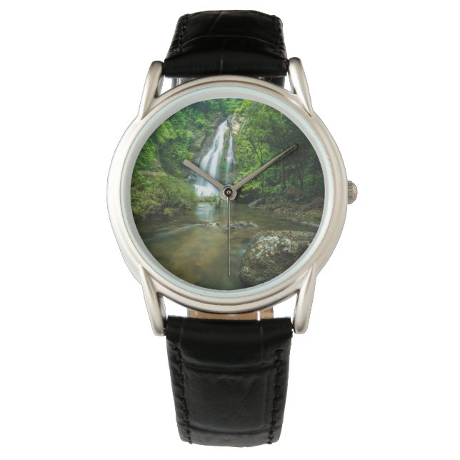 Waterfalls | Tamnung Waterfall, Phuket Thailand Armbanduhr (Vorderseite)