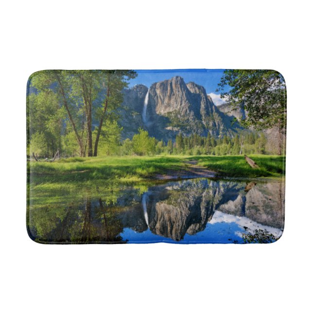 Waterfalls | Yosemite Falls, California Badematte (Vorderseite)