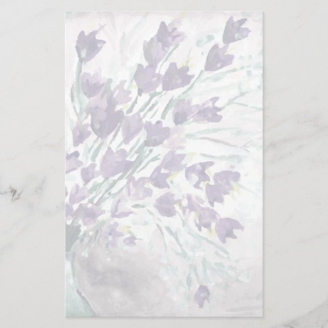 Waterfarbe Grunge Hintergrund mit Glocken Briefpapier (Vorderseite)