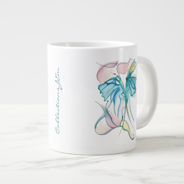 Waterfly 2 Jumbo-Tasse (Vorderseite Rechts)