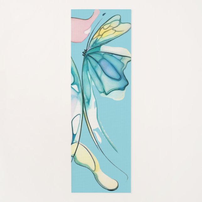 Waterfly 2 yogamatte (Vorderseite)