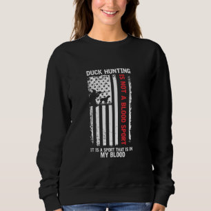 Waterfowl Jägerdesign für ein Flying Duck Huntin Sweatshirt