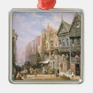 Watergate-Straße, blickend in Richtung Eastgate Silbernes Ornament