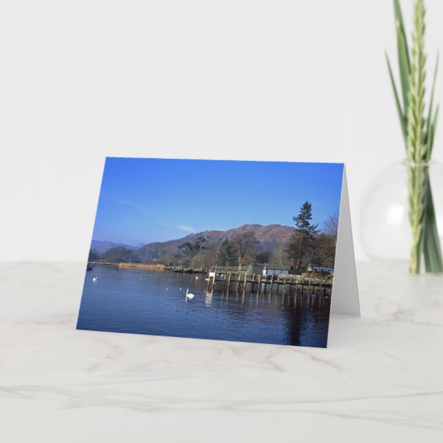 Waterhead Windermere England Dankeskarte (Vorderseite)