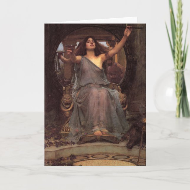 Waterhouse Circe Gruß-Karte Karte (Vorderseite)