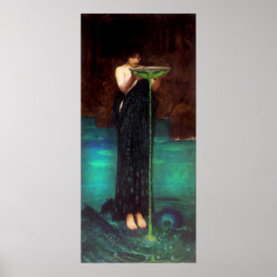 Waterhouse Circe Invidiosa Plakat