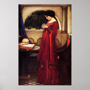 Waterhouse das Kristallball-Plakat Poster