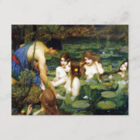 Waterhouse Hylas et les invitations aux nymphes