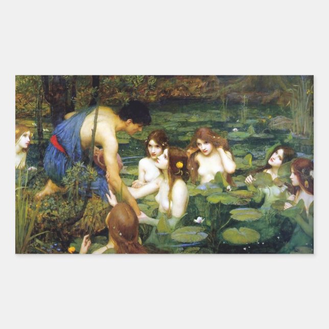 Waterhouse Hylas et Stickers Nymphs (Devant)