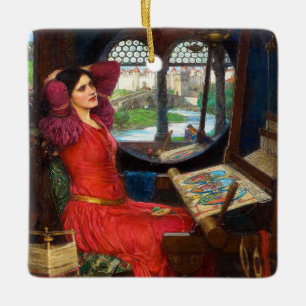 Waterhouse I Am Half-Sick of Shadows Keramikornament