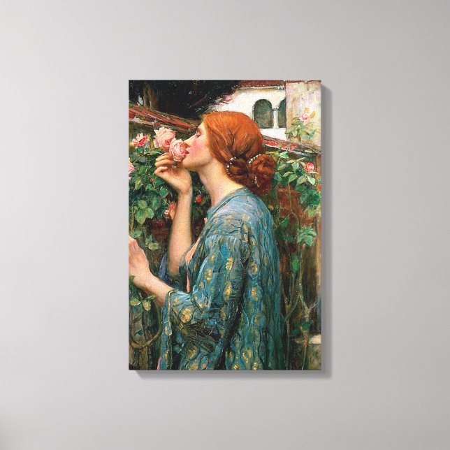 Waterhouse L'âme de la toile Rose Imprimer (Recto)