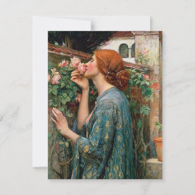 Waterhouse L'âme des invitations Roses (Devant)