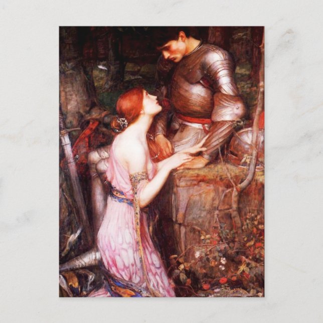 Waterhouse Lamia et la carte postale du soldat (Devant)