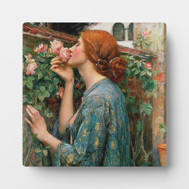 Waterhouse The Soul of the Rose Platte Fotoplatte (Vorderseite)