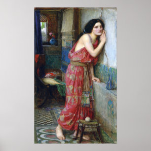 Waterhouse - Thisbe 1909 Poster