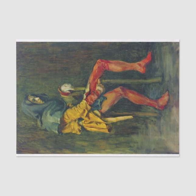 Waterhouse Touchstone The Jester Art Seidenpapier (Vorderseite)