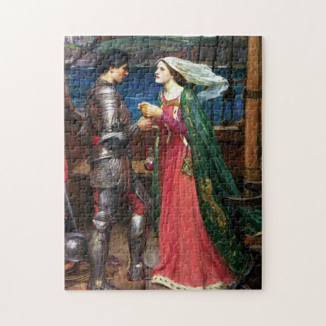 Waterhouse Tristan und Isolde-Puzzlespiel (Vertikal)